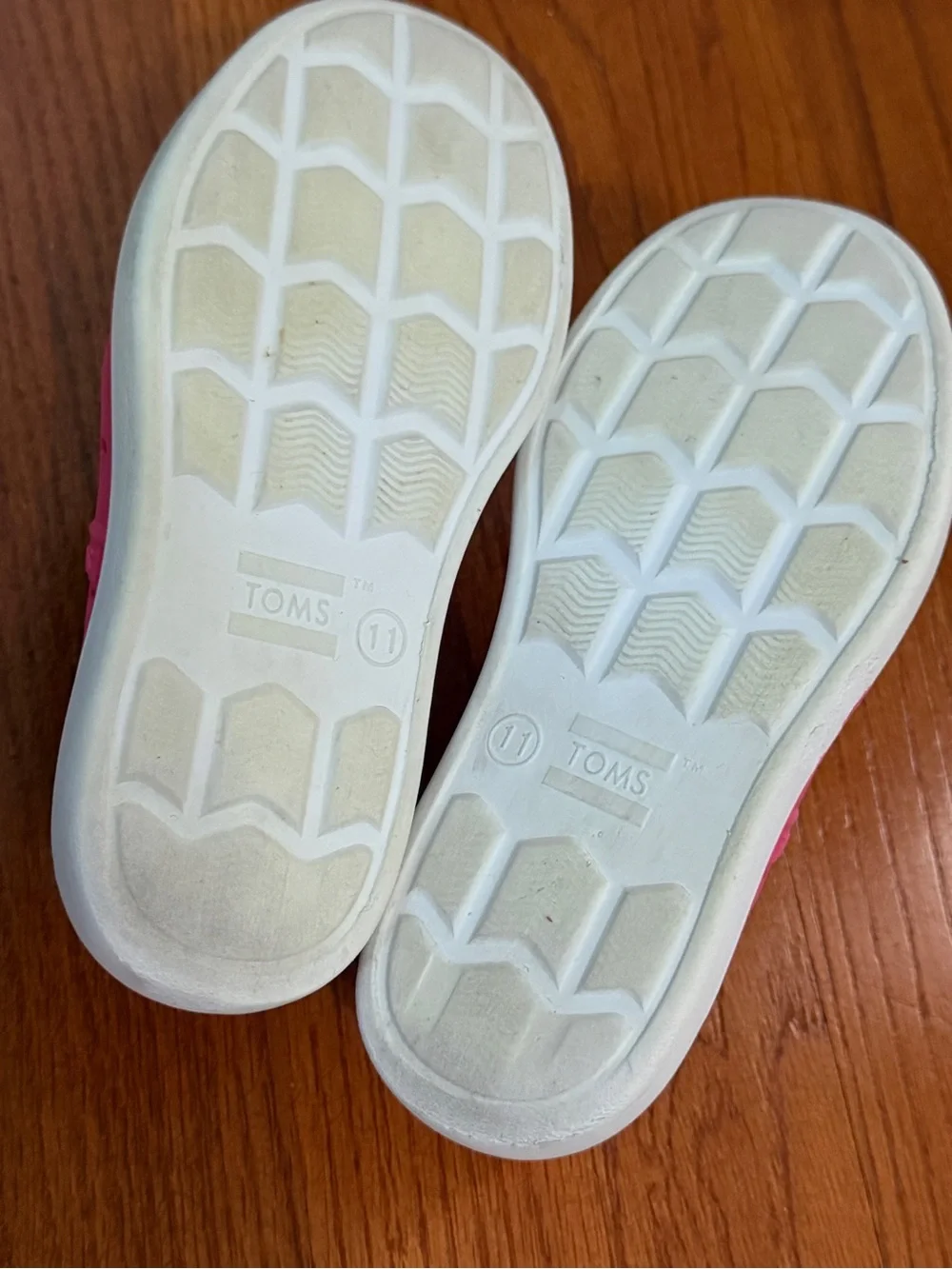 TOMS Pink Water Shoes Slip-On Sneakers Youth Size 11 Summer Beach Pool